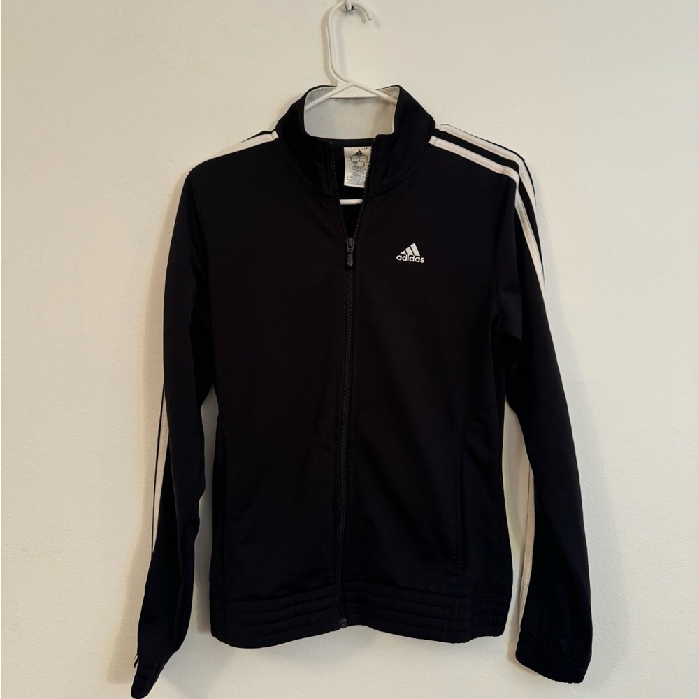 Adidas track zip up jacket